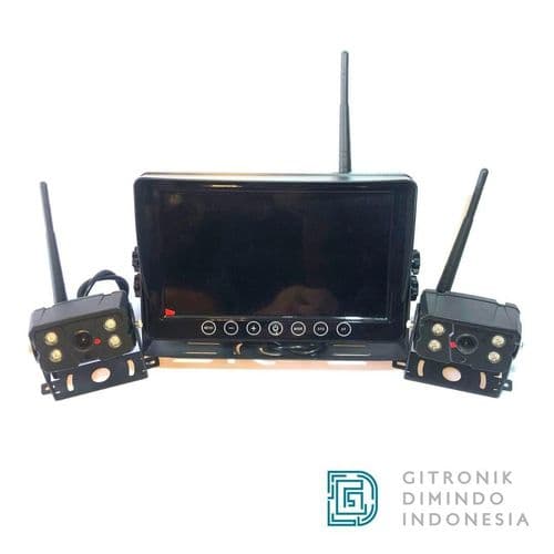 DUAL BACK CAMERA 12 - 30 VDC HEAVY EQUIPMENT